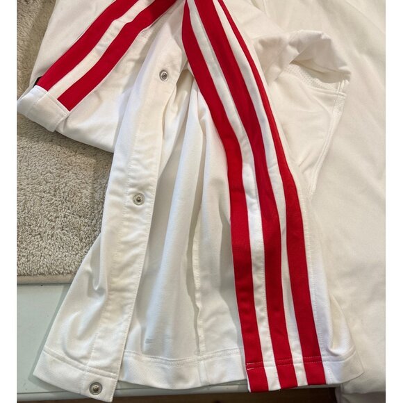 Adidas NBA Game Worn Pants Tearaways Raptors Amir Johnson 2013-14 White 2XL + 2 - Picture 7 of 16